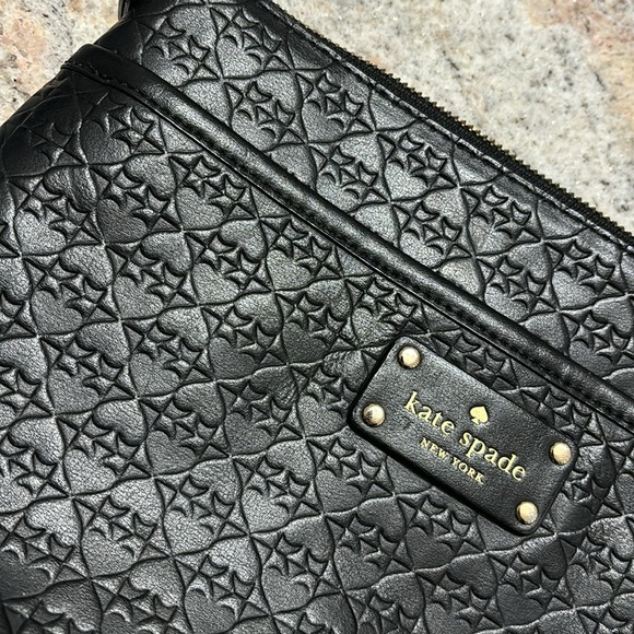 Kate Spade Leather Embossed Logo Crossbody - Picture 3 of 13